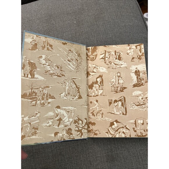 02 The House on the Cliff (1959-Brown End Page): 🕵🏻Hardy Boys Book Blue-Back - Picture 7 of 10